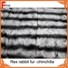 Genuine Animal Fur Rex Chinchilla